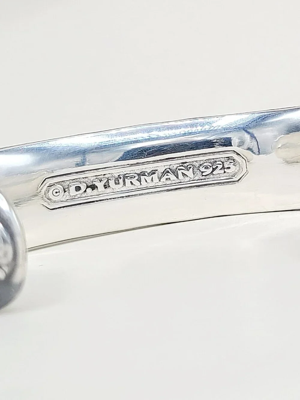 David Yurman Wide Northwest Cuff Bracelet in Sterling Silver - 17mm - 7" - Picture 12 of 13